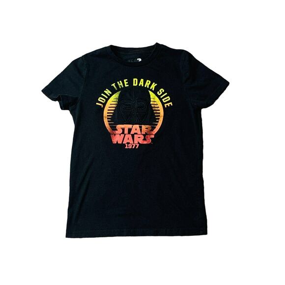 Boys Star Wars Darth Vader Join the Dark Side Short Sleeve T-Shirt, Size Medium - Picture 1 of 5